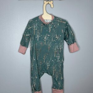 Pyjama OEKO-TEX® - Forêt enchantée vert sauge