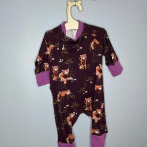 Pyjama OEKO-TEX® - Pandas roux dans la forêt de bambou