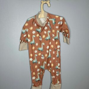 Pyjama OEKO-TEX® - Dinosaures bleus et œufs préhistoriques