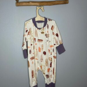 Pyjama OEKO-TEX® - Aquarelles terre cuite et lavande