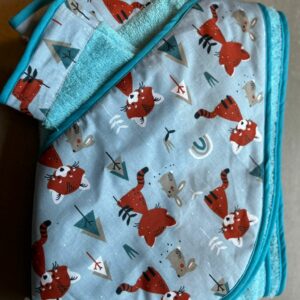 Sortie de bain OEKO-TEX® - Panda Roux Nordique