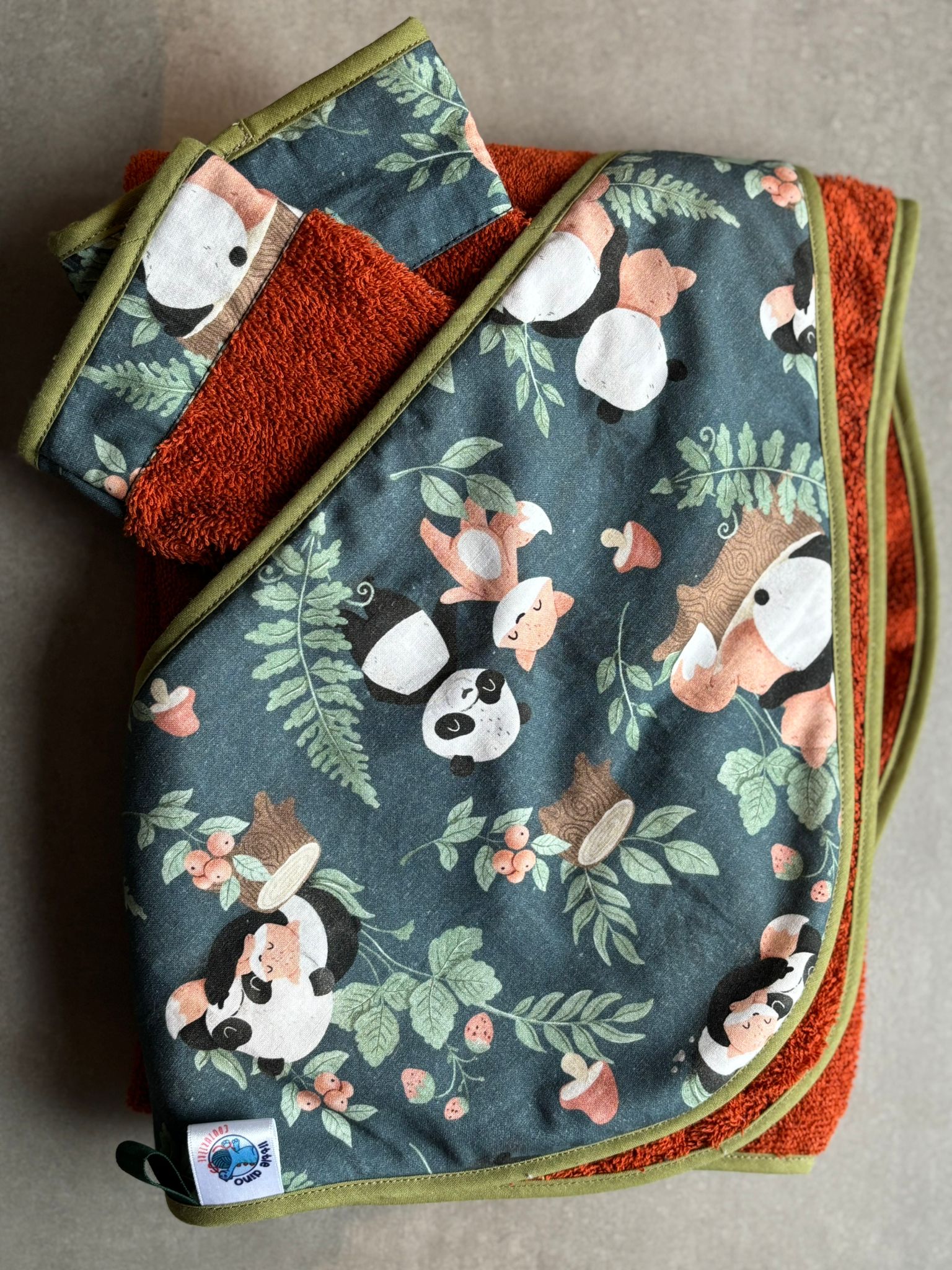 Sortie de bain OEKO-TEX® - Panda des Bois