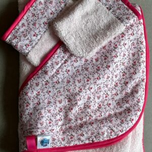 Sortie de bain OEKO-TEX® - Éponge rose pâle