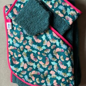 Sortie de bain OEKO-TEX® - Ginkgo multicolore