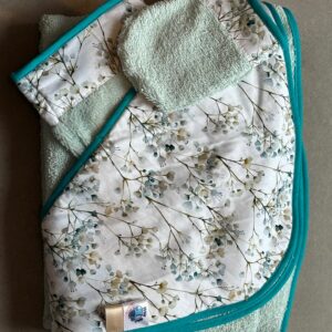 Sortie de bain OEKO-TEX® - Brindilles aquarelle