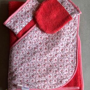 Sortie de bain OEKO-TEX® - Rose Florale