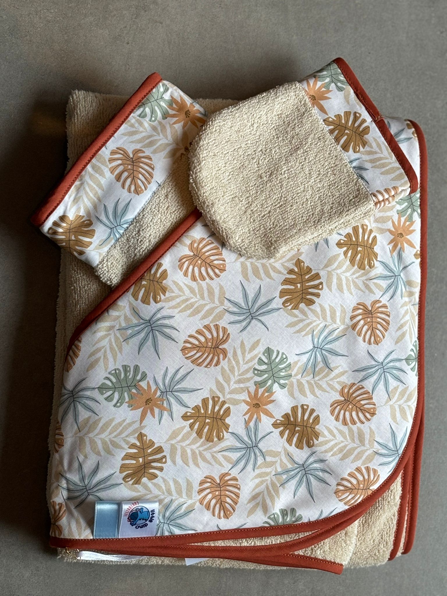 Sortie de bain OEKO-TEX® - Jungle Terracotta