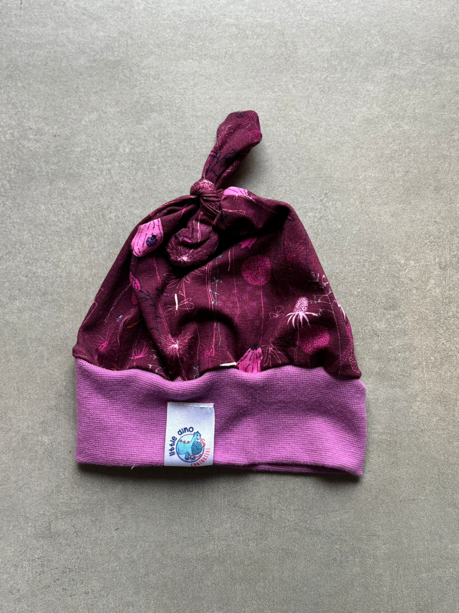 Bonnet OEKO-TEX® - Pissenlits prune