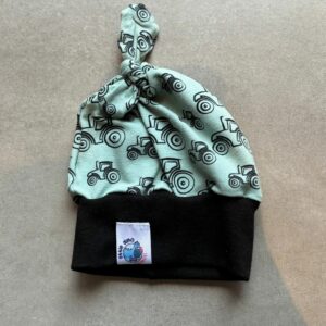 Bonnet OEKO-TEX® - Petits Tracteurs Menthe