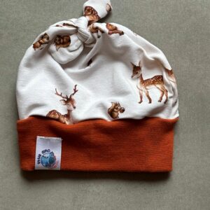 Bonnet OEKO-TEX® - Faons & Animaux de la Forêt