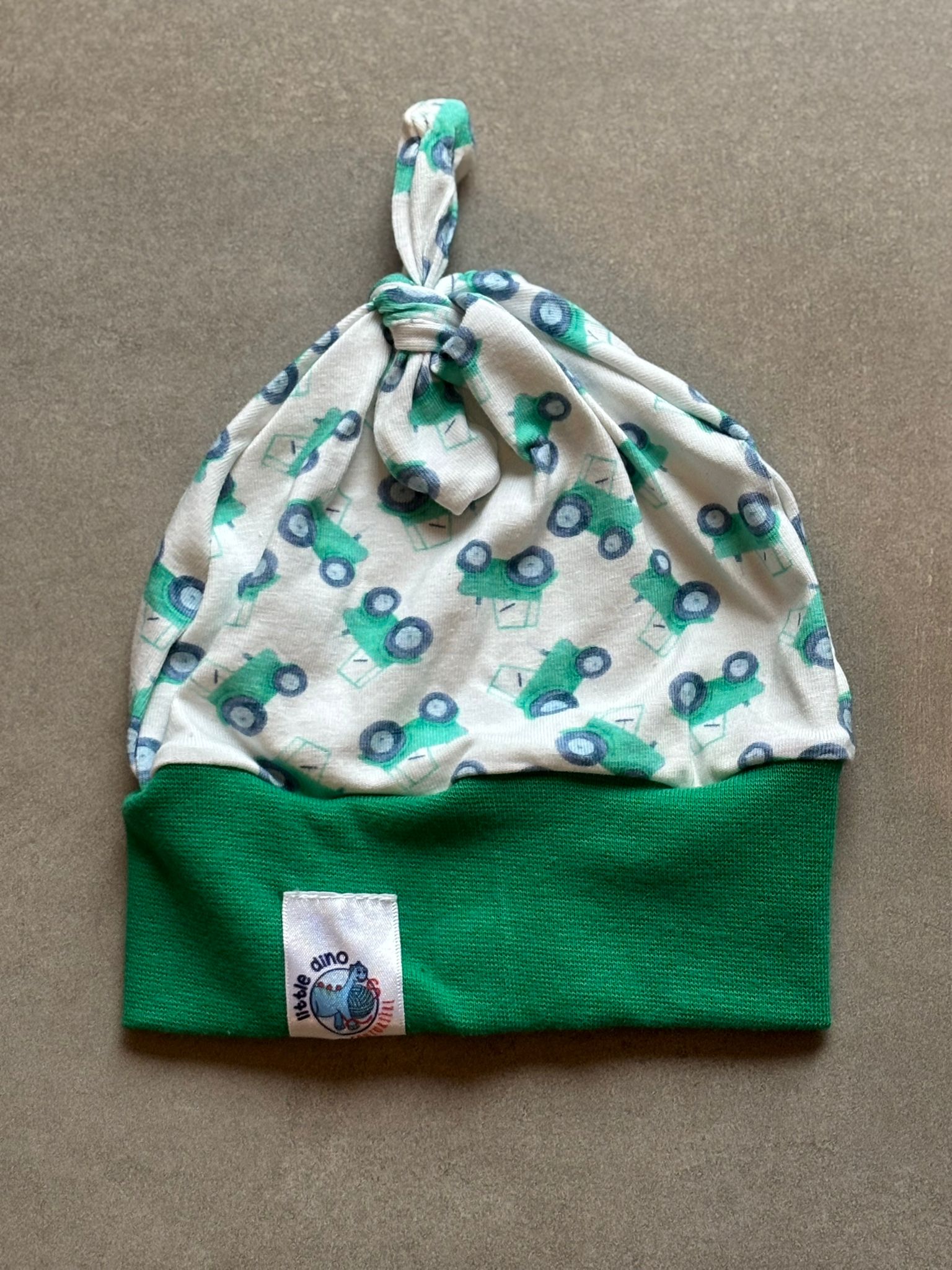 Bonnet OEKO-TEX® - Petits Tracteurs Verts