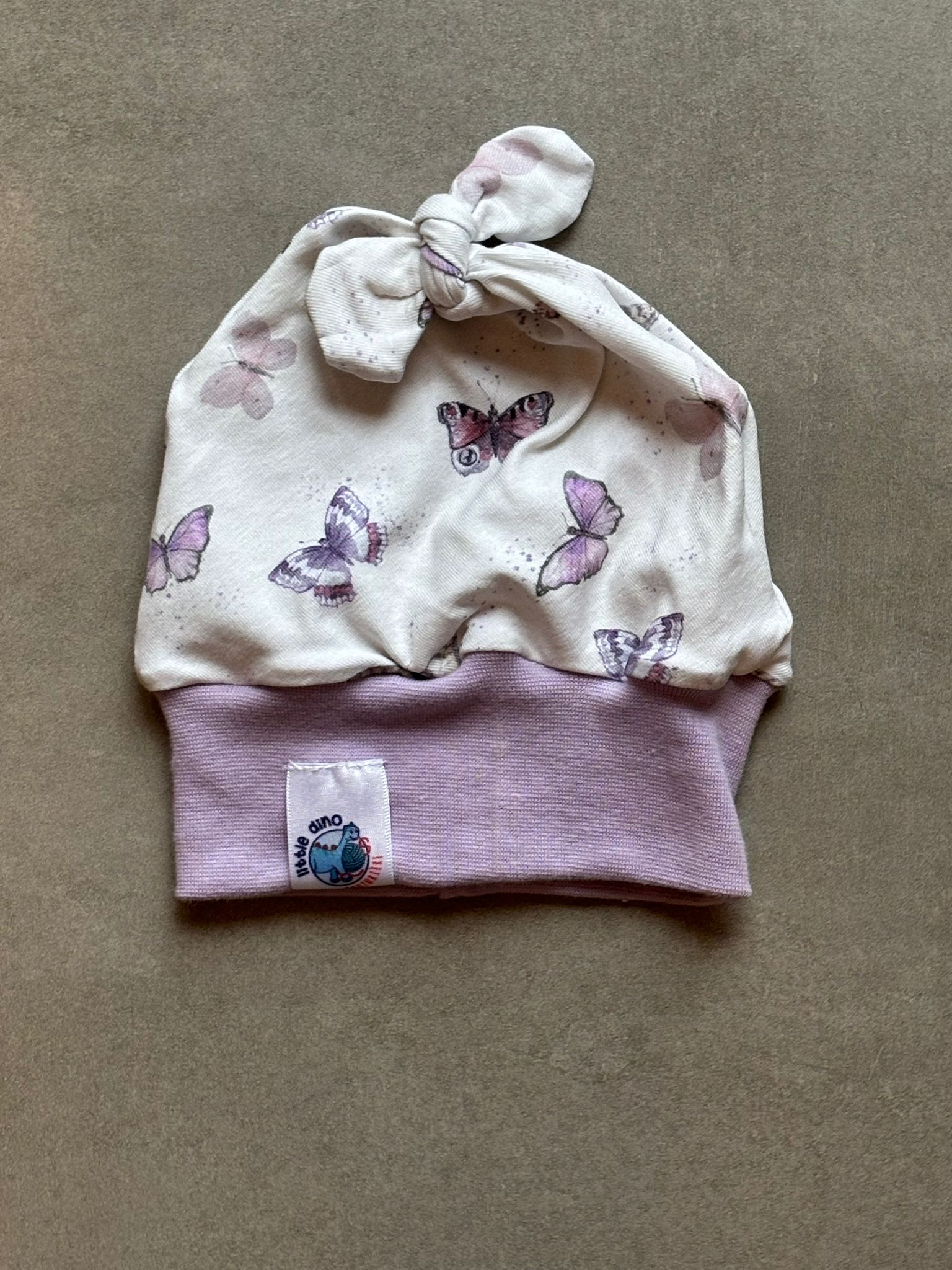 Bonnet OEKO-TEX® - Papillons Lavande