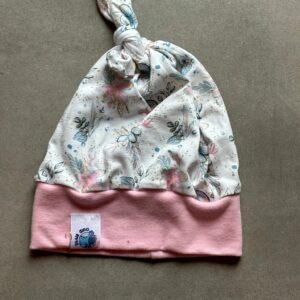 Bonnet OEKO-TEX® - Fleurs Pastel Rose