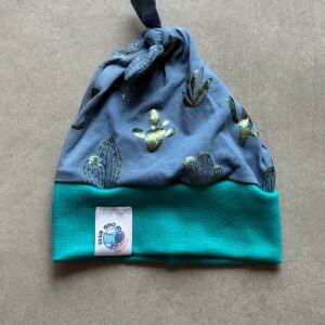 Bonnet OEKO-TEX® - Cactus Bleu & Vert