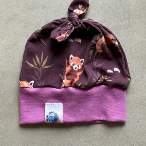 Bonnet OEKO-TEX® - Panda roux sauvage