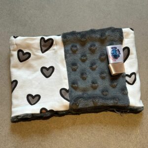 Snood OEKO-TEX® - Cœur Charbon