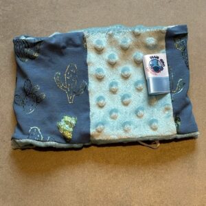 Snood OEKO-TEX® - Petit Cactus Bleu