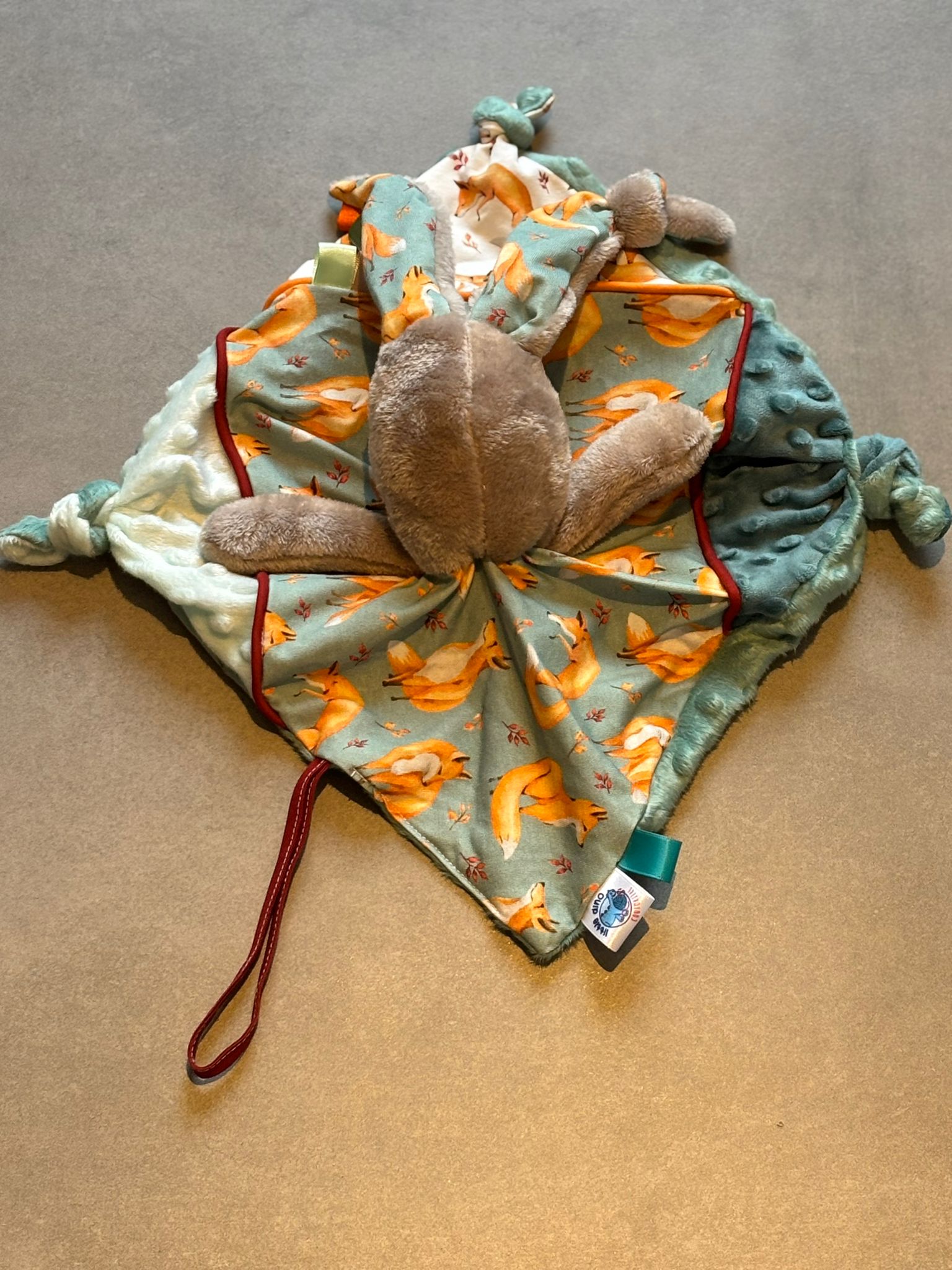 Doudou Lapin OEKO-TEX® - Lapin & Renard des Bois