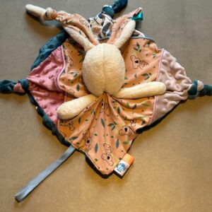 Doudou Lapin OEKO-TEX® - Abricot & Koalas
