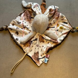 Doudou Lapin OEKO-TEX® - Forêt d’Automne