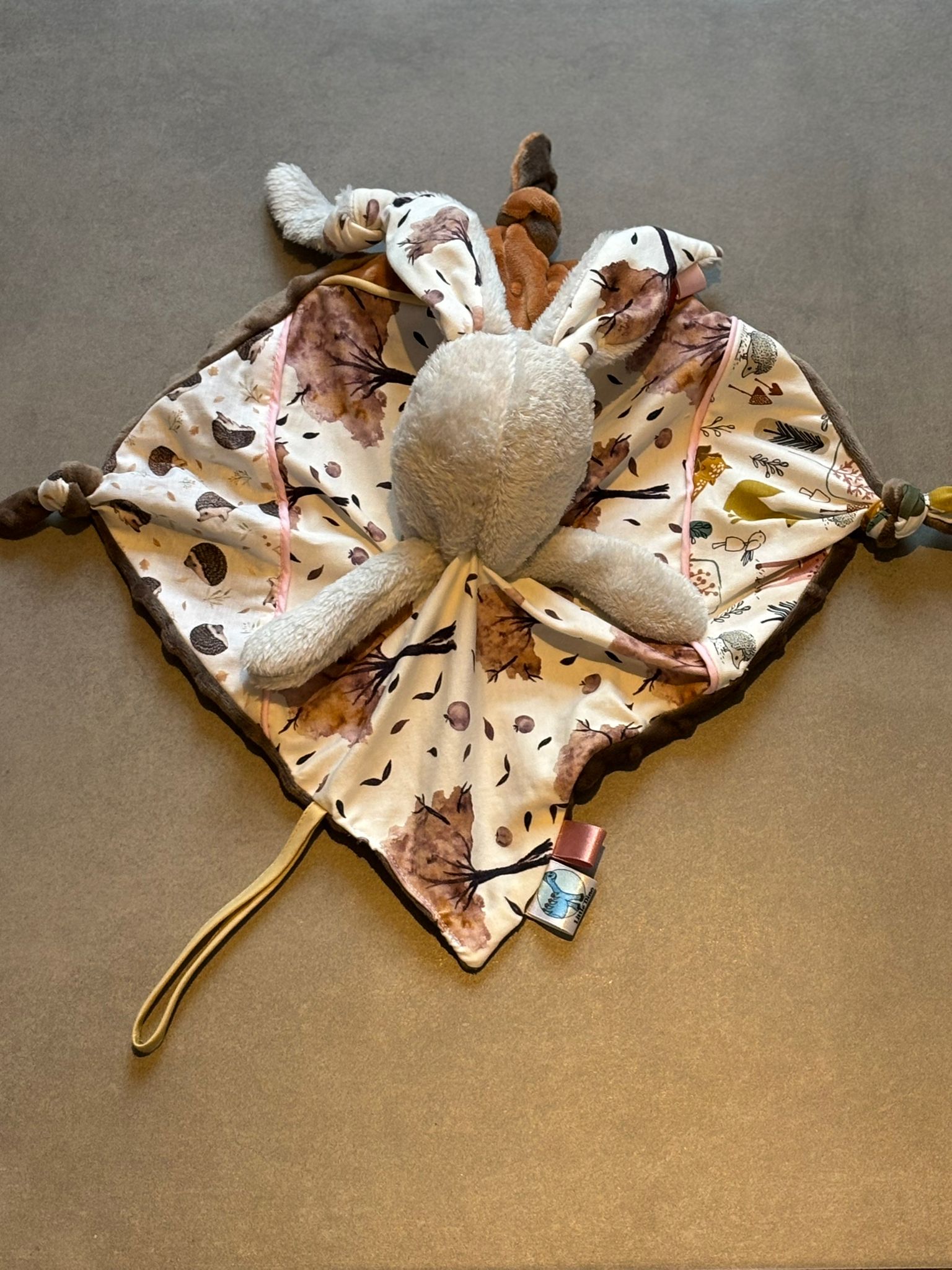 Doudou Lapin OEKO-TEX® - Forêt d’Automne