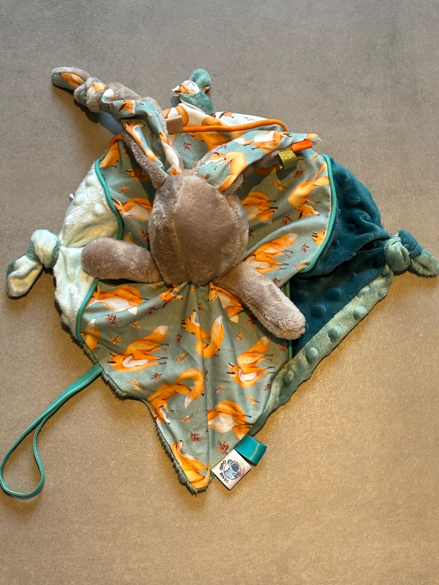 Doudou Lapin OEKO-TEX® - Renard des Bois