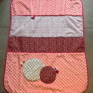 Couverture OEKO-TEX® - Rose Florale