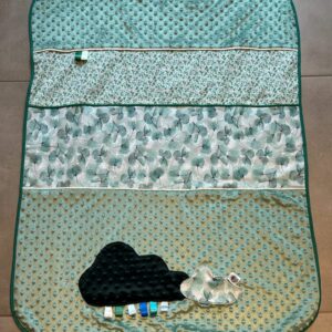 Couverture OEKO-TEX® - Feuilles Boréales