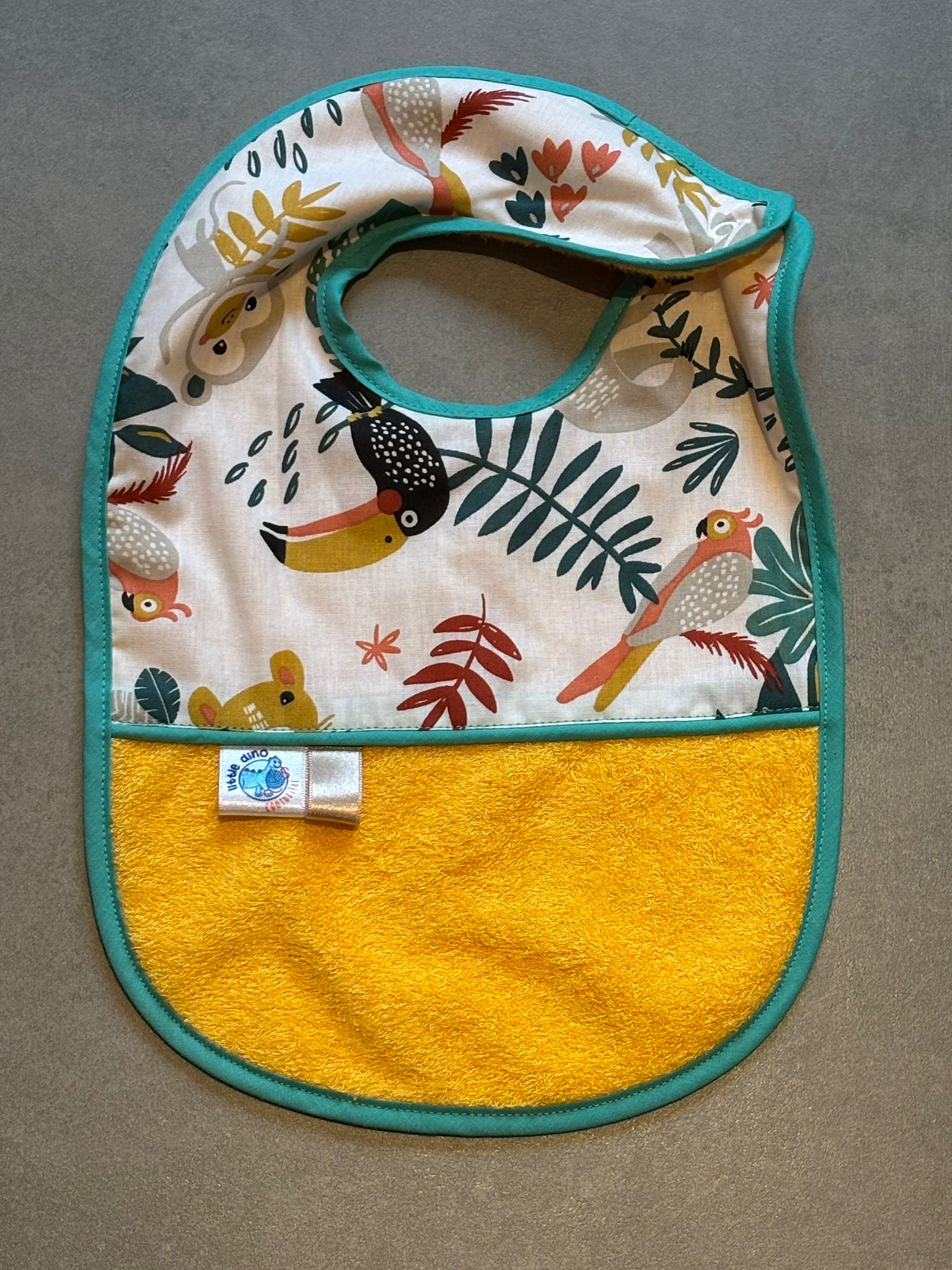 Bavoir OEKO-TEX® – Jungle Tropique