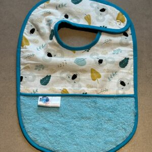 Bavoir OEKO-TEX® – Motif Koalas Bleu