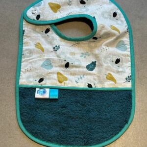 Bavoir OEKO-TEX® – Motif Koalas Vert
