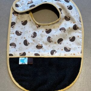 Bavoir OEKO-TEX® – Hérissons Nocturnes