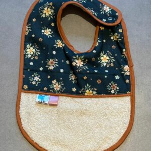 Bavoir OEKO-TEX® – Fleurs d’Automne